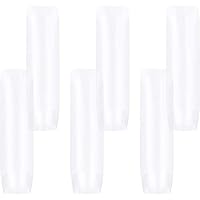 Luxtrip 6 Empty 1 OZ Squeeze Bottles, Travel Size TSA Approved Makeup Toiletry Cosmetic Plastic Containers for Lotion, Facial Cleanser, Sunscreen, Shampoo, Shower Gel, Makeup Cream, To