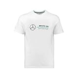 Mercedes Benz AMG Petronas Formula 1 Men's White Logo T-Shirt