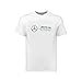 Mercedes Benz AMG Petronas Formula 1 Men's White Logo T-Shirt