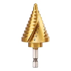 COMOWARE Hex Shank HSS Step Drill Bit with Two