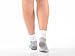Mojo Compression Plantar Fasciitis Compression Foot Socks X-Firm Graduated Support (White, Medium)