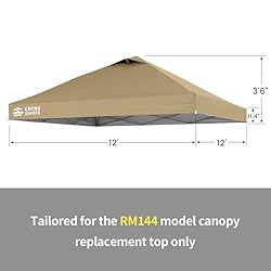 CROWN SHADES 12x12 Canopy Replacement Top - Only