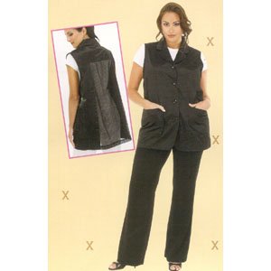 Amazon Com Size Above Stylist Vest Plus 2217 Xl Black Hair