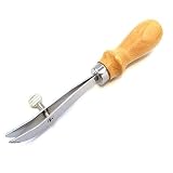 Adjustable Edge Creaser Skiving Tool Handmade DIY Professional Stainless Steel Leather Craft Tools Set