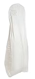 New White Breathable Wedding Bridal Dress Garment Bag (600GBB)