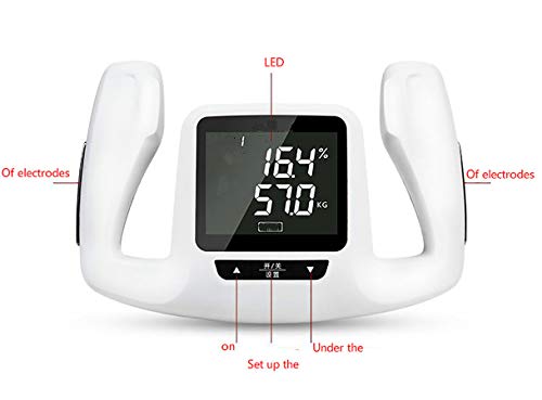 ZUZU Body Fat Body Fat Caliper Electronic Handheld Body Fat Measurement Device Measuring Tool Index BMI Health Monitor - Thumbnail 5
