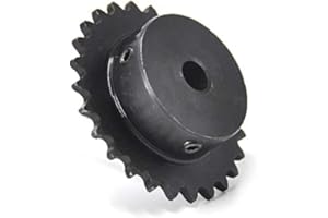 MF-TRANX #25 Chain Drive Sprocket Wheel 25 Teeth 04C25T - 8mm Bore 1/4" Pitch For #25H Roller Chain with Set Screws (bore: 8mm)
