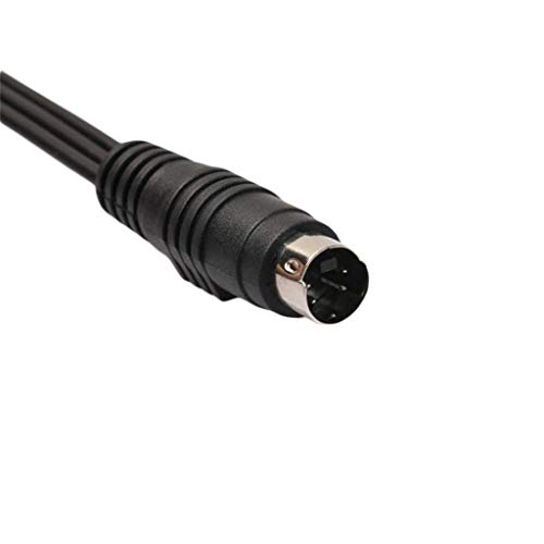 NEORTX S-Video (4 Pin) to 3 RCA AV Female Cable Audio Video Adapter Conversion Laptop PC Computer Connector
