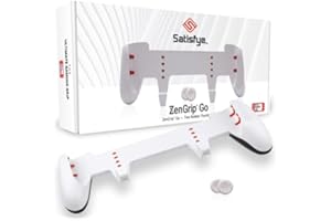 Satisfye - ZenGrip Go (Lite), Accessories Compatible with Nintendo Switch Lite - Comfortable & Ergonomic Grip, Joy Con & Switch Control. #1 Switch Accessories for Gamers BONUS: 2 Thumbsticks