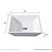 Decor Star CB-006 Bathroom Porcelain Ceramic Vessel Vanity Sink Art Basin
