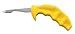 Swissmar Shucker Paddy Universal Oyster Knife, Yellow Handle, 8 x 2.5 x 1 inches