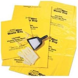 ChemoplusChemo Soft Waste Bag with Closure Tie 30 Gallon, Yellow