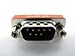 9-Pin DB9 Male to Male Mini Null Modem Adapter NULL-A-9MM