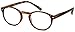 Gamma Ray Reading Glasses - 4 Pairs Flex Round Readers for Women and Men - 2.50