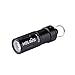 Mini Rechargeable LED Keychain Flashlight - Small USB 130lumen Waterproof Bright LED Flashlight with 2 Modes Including Rechargeable Battery, Micro USB Cable, Waterproof O-rings and O-Ring (Black)