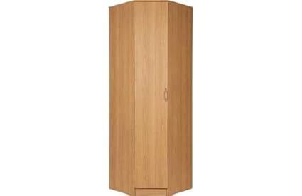 Impressions 1 Door Corner Wardrobe Oak Effect Amazon Co Uk