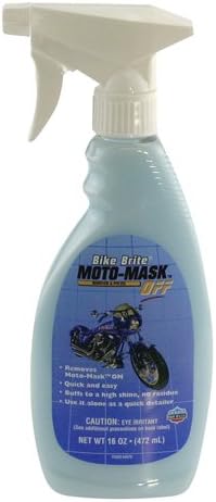BIKE BRITE MOTO MASK OFF 16 OZ, Manufacturer: BIKE BRITE, Manufacturer Part Number: MM510-12-AD, Stock Photo - Actual parts may vary.