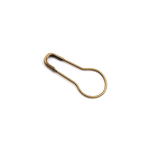 Copper Knitting Locking Markers Crochet Stitch Needle Clips Safety Pins 100 Pcs - Thumbnail 5