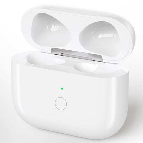 Wireless Charging Case for AirPods 3rd Gen, Replacement Charging Case with USB C Port, Built-in 620mAh Battery and Bluetooth Pairing Sync Button
