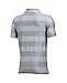 Under Armour Boys Playoff Stripe Polo Shirt, Overcast Gray, Youth X-Large