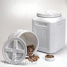 Vittles Vault Plus w Paw Prints- 35 lb