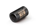TEKTON 47771 1/2-Inch Drive by 16 mm Shallow Impact Socket, Cr-V, 6-Point