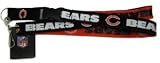 NFL Chicago Bears Two Tone Lanyard, Dark Navy/Orange, One Size