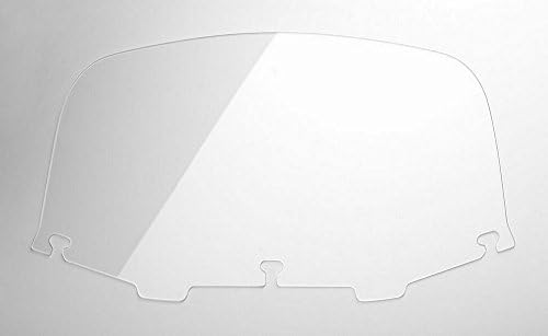 Dragonfly Cycle Concepts 17101-11 10" Clear Windshield for Harley Davidson Batwing Fairings, Electra Glide Standard, Classic, Ultra Classic and Street Glide