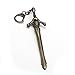 Devil May Cry Keychain 12cm Metal Dante Rebellion Awakening Sword Pendant Key Ring Bag Charm Key Chain llaveros Game Jewelry