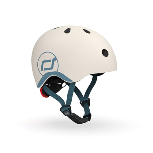 Scoot & Ride Toddler Kids Bike and Scooter Child Safety Helmet with LED Light for Boys and Girls Youth Roller Sports, XXS