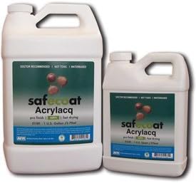 Afm Safecoat Acrylacq Satin, Clear 32 Oz. Can 1/Case by AFM Safecoat