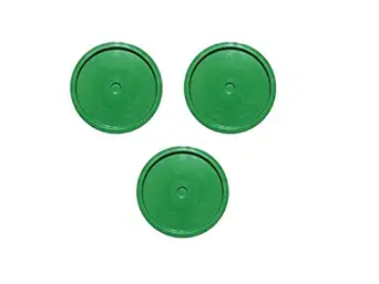 Green Plain Plastic Bucket Lids for 3-6 Gallon Plastic Buckets-3 Pack