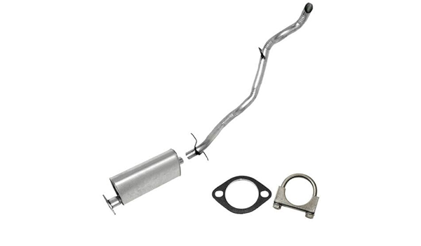 muffler resonator tailpipe exhaust system kit fits ... - Amazon.com
