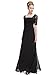 Ever-Pretty Half Sleeve Square Neckline Ruched Waist Evening Dress 08038