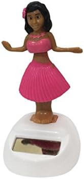 Naladoo Hawaii Girl Car Solar Powered Dancing Animal Swinging Animated Bobble Dancer Car (E)