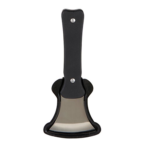 DMI Verti-Grip Curved Cutting Kitchen and Dinner Knife for Individuals with Limited Hand Strength, Stainless Steel Blade