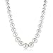 Gem Stone King White Shell Pearl Necklace For Women (Round 8MM to 16MM, 18 Inches Length)