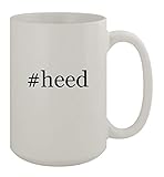 #heed - 15oz Ceramic White Coffee Mug, White