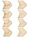 LOYALLOOK 8Pcs Charm Anklets Bracelets Foot Jewelry Sexy Chain Set Adjustable For Women