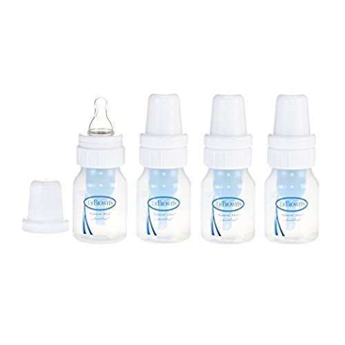 Dr. Brown's Natural Flow Feeding Polypropylene Bottle (2 oz) - 4 Pack