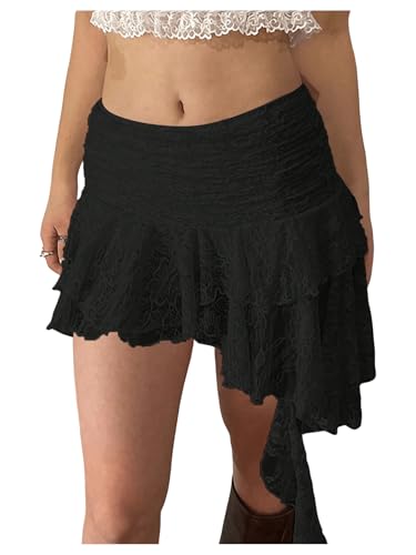 Lace Skirt with Shorts