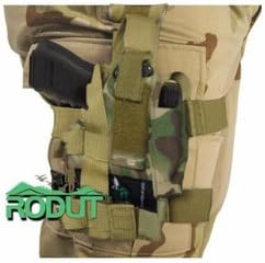 Rodut (TM) Adjustable Right Handed Tactical Leg Holster For Pistol, (Multicam)