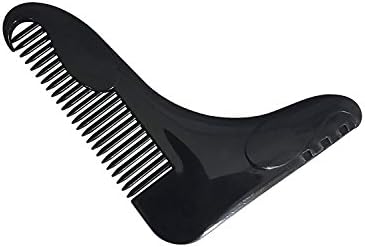 Baal Beard Comb Beard Shaping And Styling Tool Comb, 15 Grams, Pack Of 1 (Black @1)