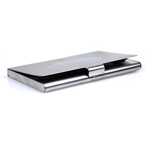 Business Card Holder - Case Stainless Steel Metal Name Card Holder Wallet Case/Organizer Men and Women, Ultra Slim and Thin