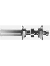 Whiteside Router Bits 2160 doble ronda a través de Bit con carburo de tungsteno, 1 8 Inch Radius, 1   1 8 Inch vástago Gran Diámetro y 1 2 Pulgadas