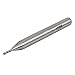 Uxcell a16041100ux0114 1/16-inch Cutting Dia HSSAL 4 Flutes Spiral Bit End Mill Cutter