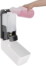 Jantex Wall-Mounted Liquid Soap Dispenser 1 Litre White FK385 view 4