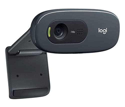 Logitech 960-000694 C270 Desktop or Laptop Webcam, HD 720p Widescreen for Video Calling and Recording