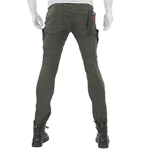 image for Takuey Men Women Motorcycle Riding Jeans Protective Pants Knight Hocke