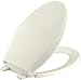 Kohler K-4636-96 Cachet Elongated Biscuit Toilet Seat, With Grip-Tight Bumpers, Quiet-Close, Quick-Release Hinges, Quick-Attach Hardware, No Slam Toilet Seat primary